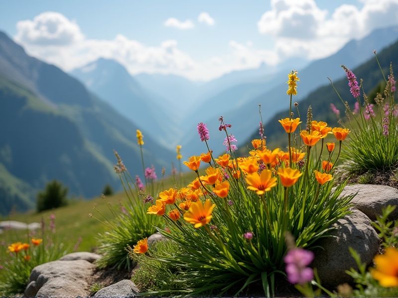 High-Altitude Alpine Plants: Thriving in Mountainous Regions