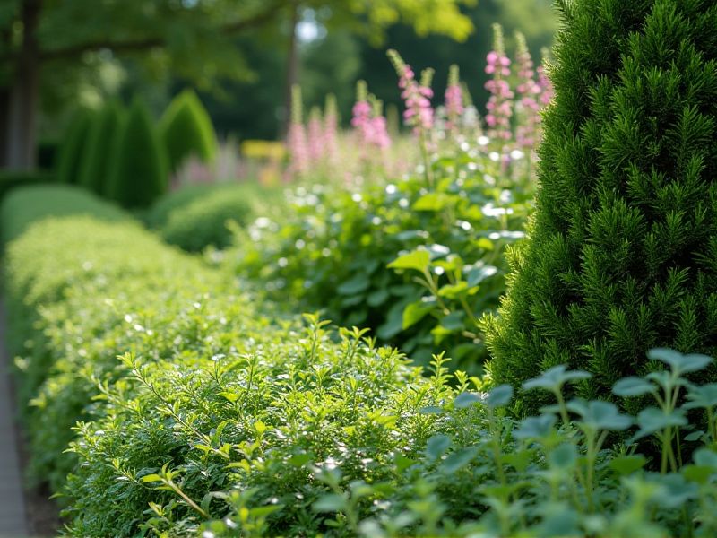 Creating Dense Living Walls with Border Plants