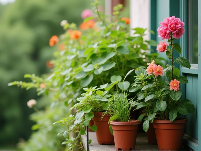 Balcony Container Gardening: Best Plants for Small Spaces