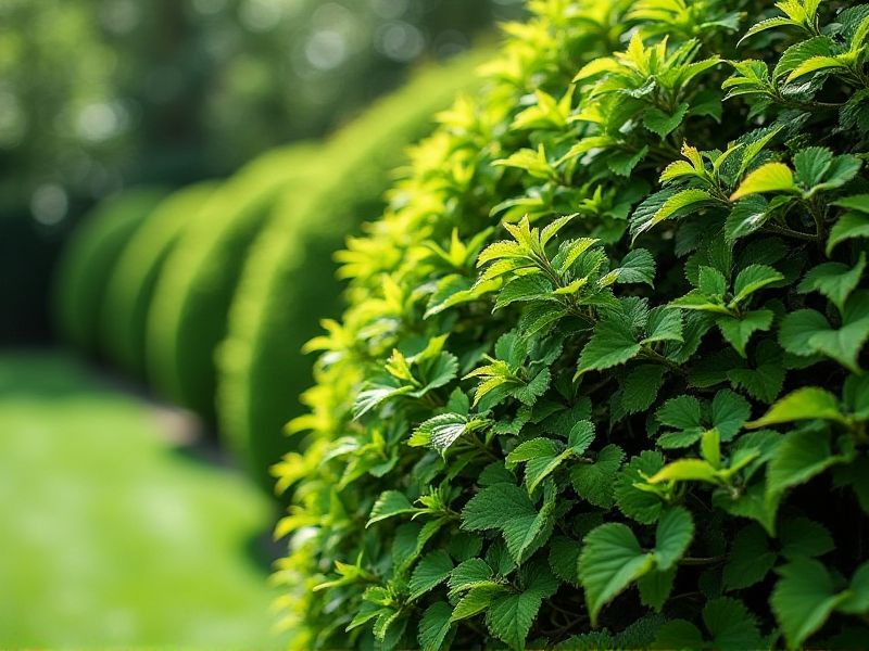 Low-Maintenance Hedge Plants: Minimal Trimming Required