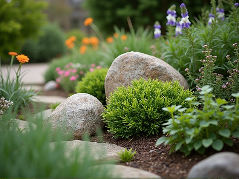 Low-Maintenance Rock Garden Plants: Selecting Species that Thrive with Minimal Water