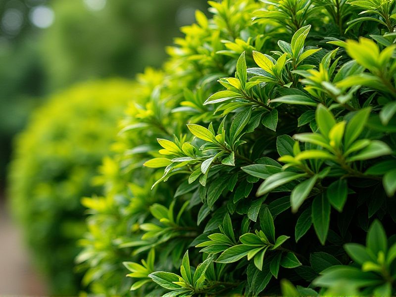 Choosing the Best Shrubs for Hedge Formation