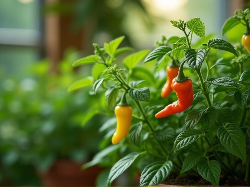 Indoor Spice Garden: Growing Hot Peppers & Spicy Herbs at Home