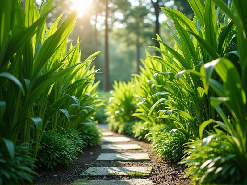 Natural Privacy Shields: Tall Plants for Creating Effective Barriers