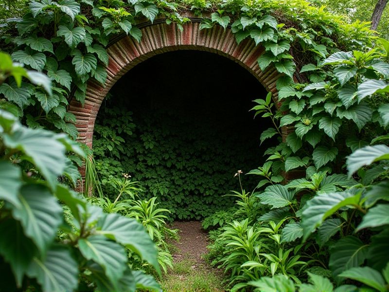 Creating Hidden Garden Havens with Tangled Plants